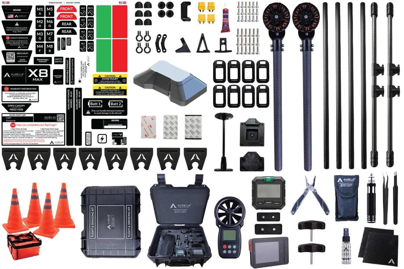 X8 MAX Flight + Servicing Kit